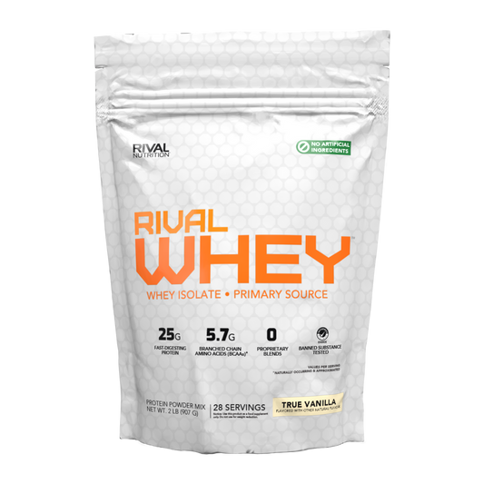 RIVAL NUTRITION - RIVALWHEY NATURAL - TRUE VANILLA - 2lbs