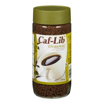 CAF-LIB COFFEE ALTERNATIVE    Coffee Substitute GRAIN BEVERAGE   WITH CHICORY, Organic    150g
