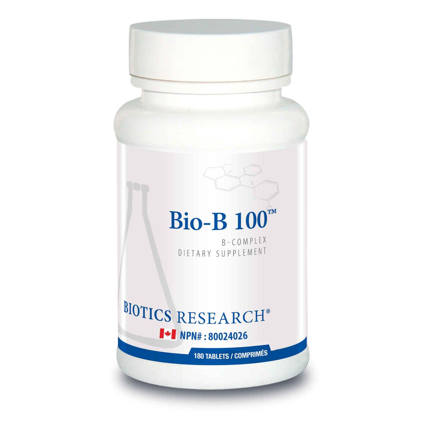 Biotics Research - Bio-B 100 (Yeast Free) - 180 Tablets