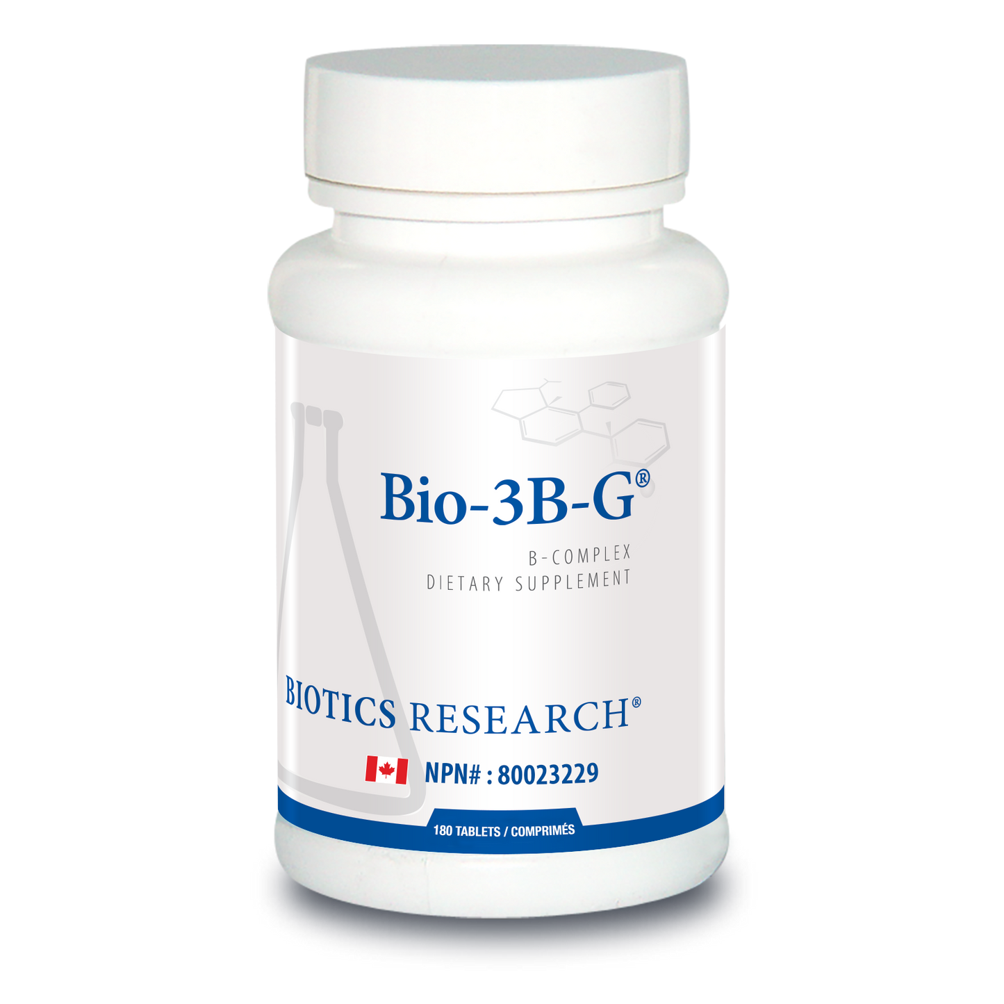 BIOTICS - Bio-3B-G - 180 Tablets