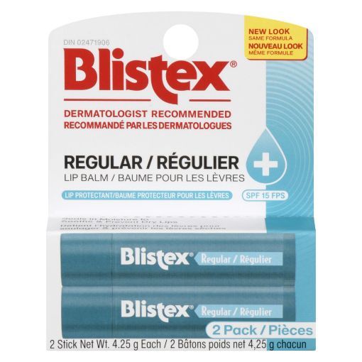 BLISTEX LIP BALM REGULAR DUO 8.5G STICK MED. pack of 12