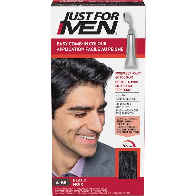 JUST FOR MEN AUTO STOP BLACK