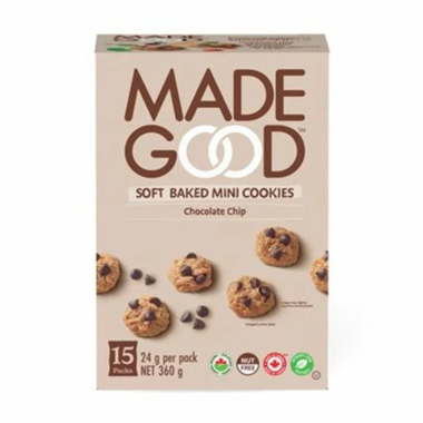 Made Good   Soft Baked Mini Cookies   Chocolate Chip Soft Baked Mini Cookies360G