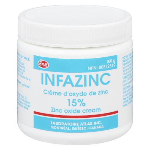 INFAZINC CR 15% 100G ATL CREAM