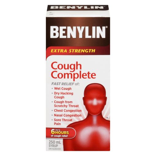 BENYLIN SYR DM-D-E XSTRENGTH COUGH COMPLETE 250ML SYRUP