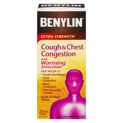 BENYLIN SYR COUGH&CONGESTION W/WARMING 250ML SYRUP