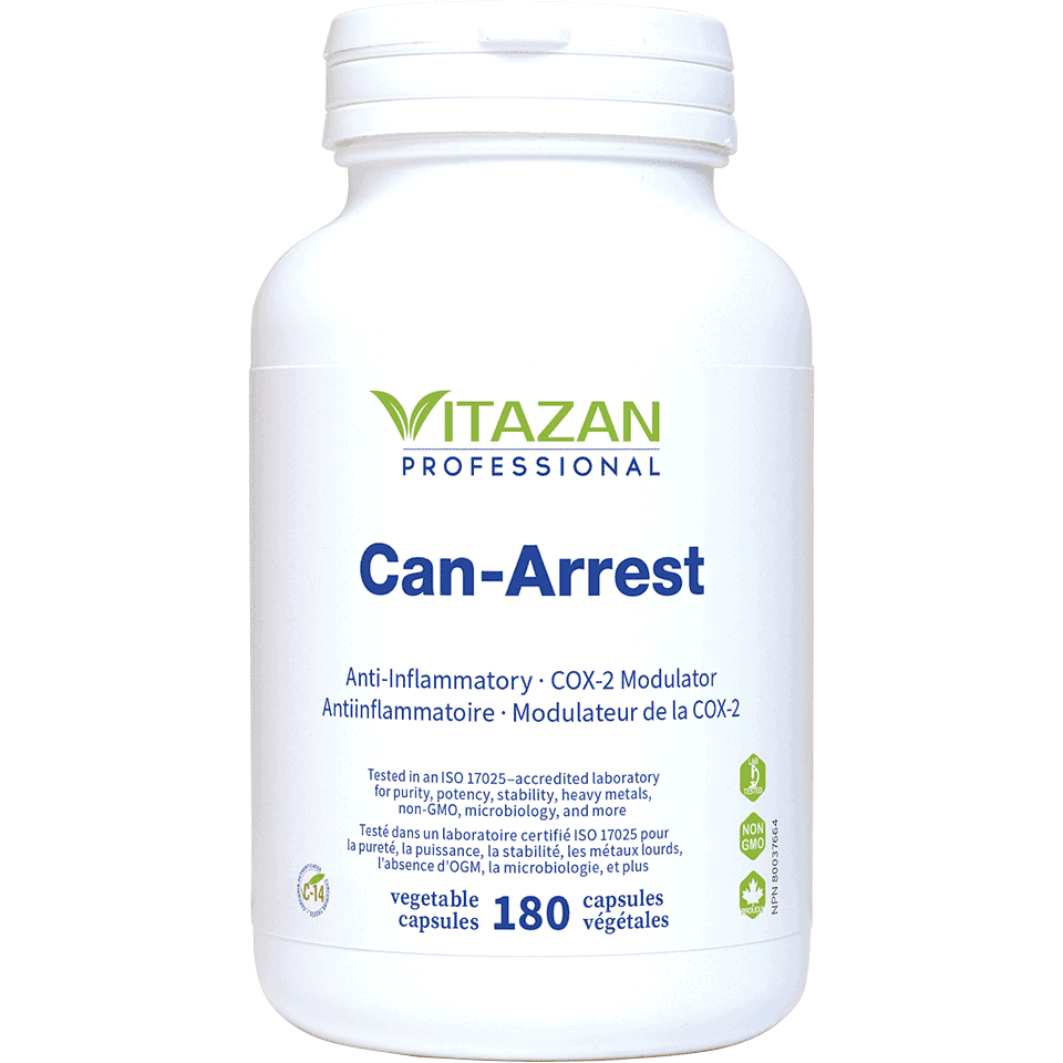 Vitazan    Can-Arrest (Anti-Inflammatory COX-2 Modulator) 180 capsules