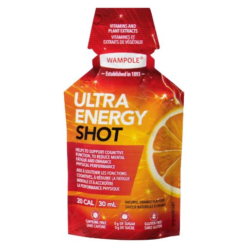 WAMPOLE ULTRA ENERGY SHOT ORANGE FLAVOR 30ML LIQUID