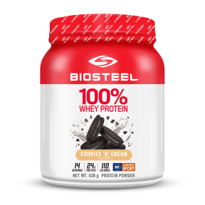 BioSteel Sports Nutrition Inc.   100% Whey Protein Cookies N Cream 420g