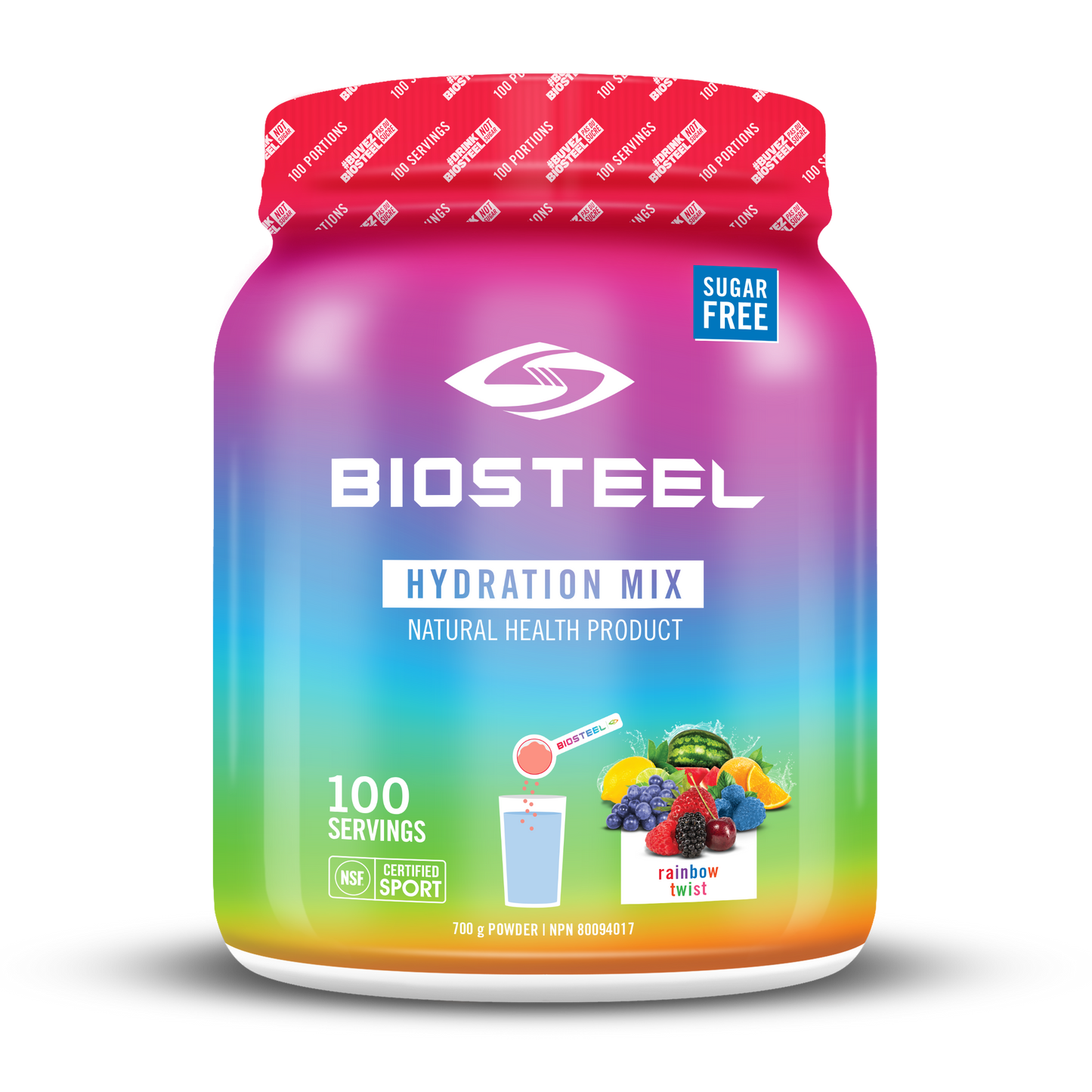 BioSteel Sports Nutrition Inc.   Hydrtn Mix Rainbow Twst 700g
