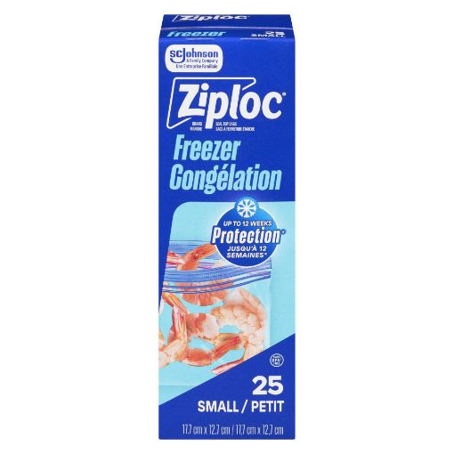 ZIPLOC FREEZER BAG SM 25