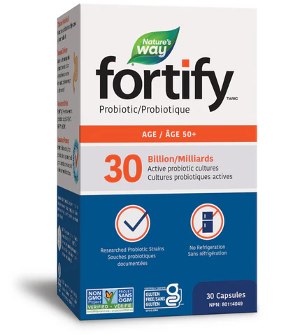 Nature's Way - Fortify® 30 Billion Age 50+ Probiotic - 30 Veg Caps