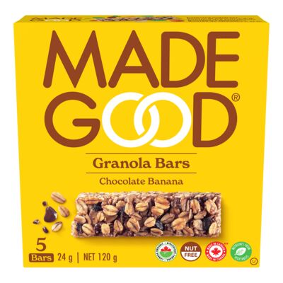 Made Good   Organic Granola Bars   Chocolate Banana Bars524G