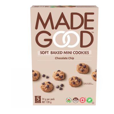 Made Good   Soft Baked Mini Cookies   Choc Chip Soft Mini Cookies120G