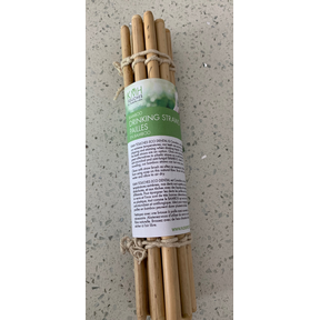 KMH Touches   Bamboo drinking straws 12ct