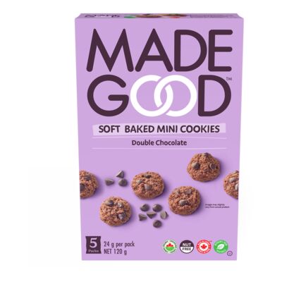 Made Good   Soft Baked Mini Cookies   Double Choc Soft Mini Cookies120G