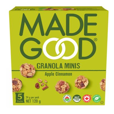 Made Good   Granola Minis 5Pk   Apple Cinnamon Granola Minis120G