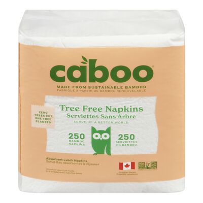 Caboo   Plastic Free Napkins 16 x 250ct
