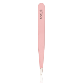 ArteStile   Slant Tip Tweezers - Rose 1ea