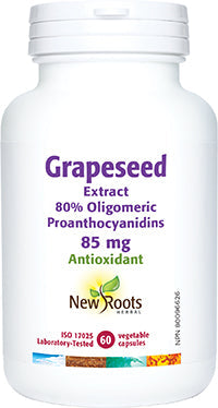 NEW ROOTS    Grapeseed Extract ·    85 mg    60 capsules