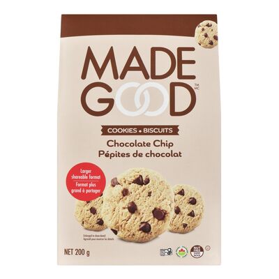 Made Good   Crunchy Cookies   Chocolate Chip Crunchy Cookies200G