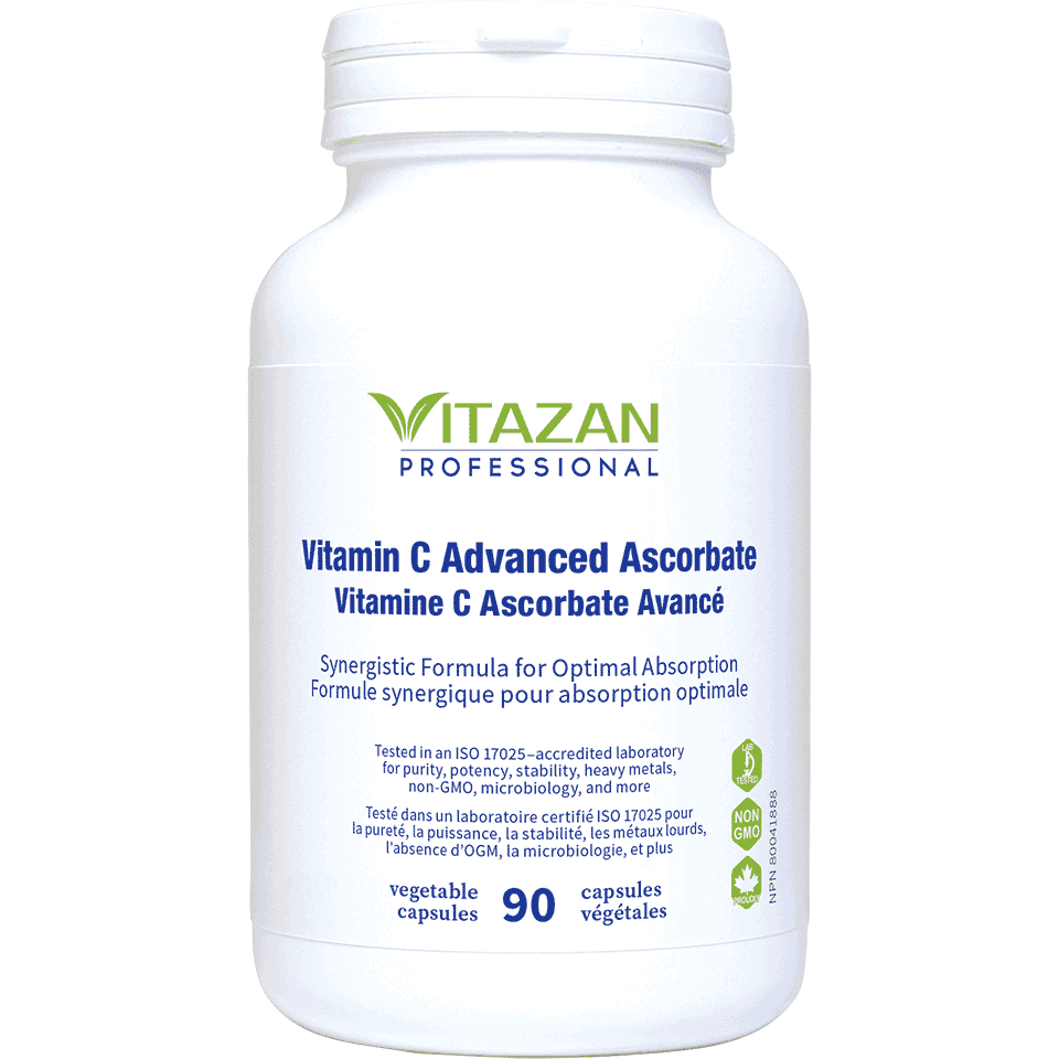 Vitazan    Vitamin C Advanced Ascorbate (527 mg of Vitamin C) 90 capsules