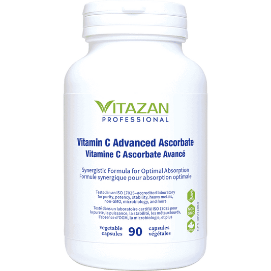 Vitazan    Vitamin C Advanced Ascorbate (527 mg of Vitamin C) 90 capsules