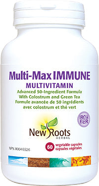 NEW ROOTS    Multi-Max Immune Multivitamin    60 capsules