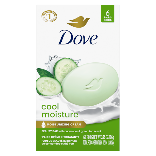 DOVE BAR COOL MOISTURE 6X106G