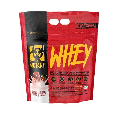 MUTANT    MUTANT® WHEY    Strawberry Cream   4.54 kg (10 lbs)