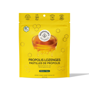 Beekeeper's Naturals Inc.   Propolis Lozenges Honey 50g