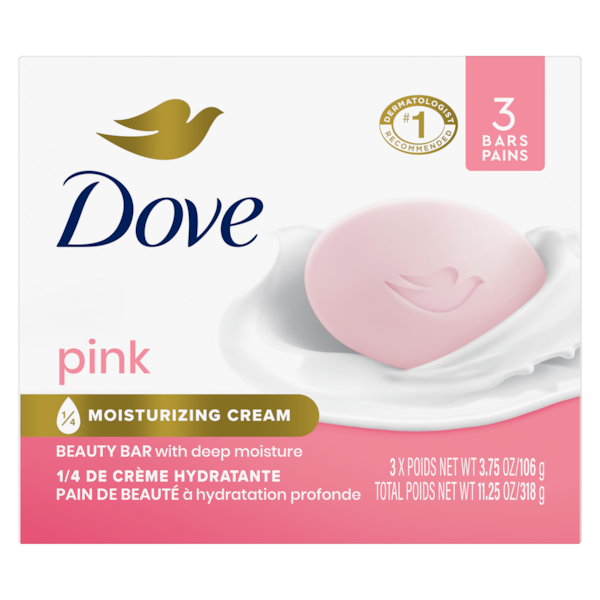DOVE BAR PINK 3X106G