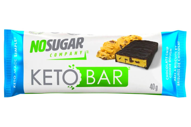 No Sugar Company   Keto Bar Choc Chip  40g