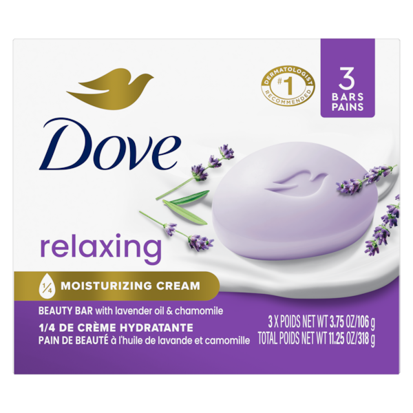 DOVE BAR RELAXING LAVENDER 318G