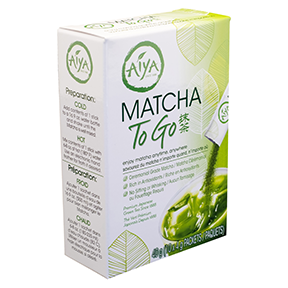 Aiya America   Matcha   Matcha To Go Sticks 10 Ct40G