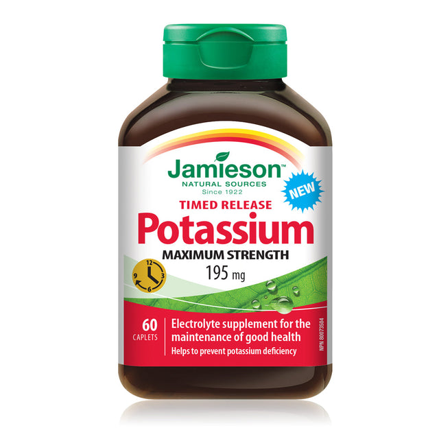 Jamieson    JMS Potassium 195mg Timed Release 60's    60