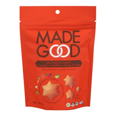 Made Good   Puffed Crackers   Star Puffed Pizza Crackers121G