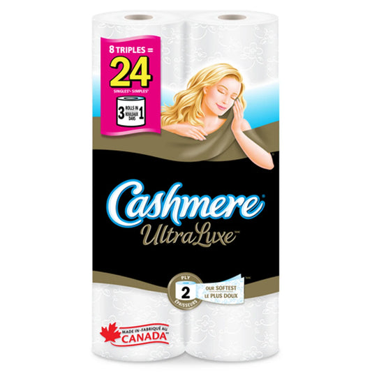 CASHMERE BATHROOM TISSUE 2PLY 198SHEET 8 pack of 6