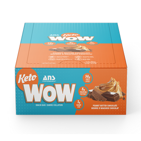 ANS Performance   KetoWOW Bar Peanut Butter Chocolate 12 x 40g