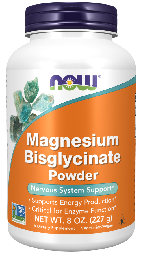 NOW    Magnesium Bisglycinate Powder 227g