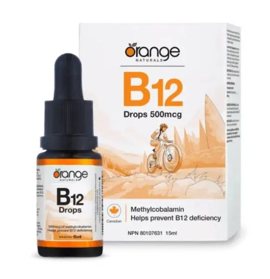 Orange Naturals      B12 Drops 500mcg      15 mL
