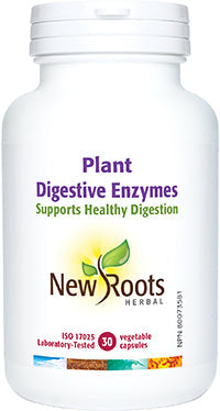 NEW ROOTS    Plant Digestive Enzymes    30 capsules