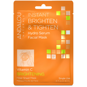 Andalou Naturals   Instant Brighten&Tighten Facial She 6 x 18ml