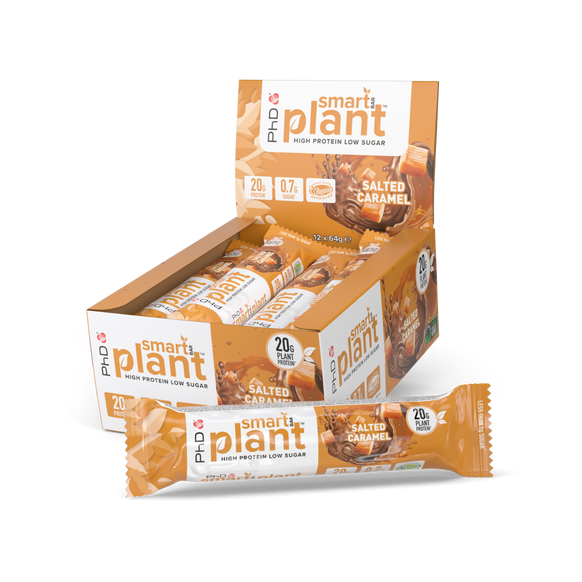 PhD Nutrition   Smart Bar, Salted Caramel, 12/box