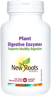 NEW ROOTS    Plant Digestive Enzymes    60 capsules