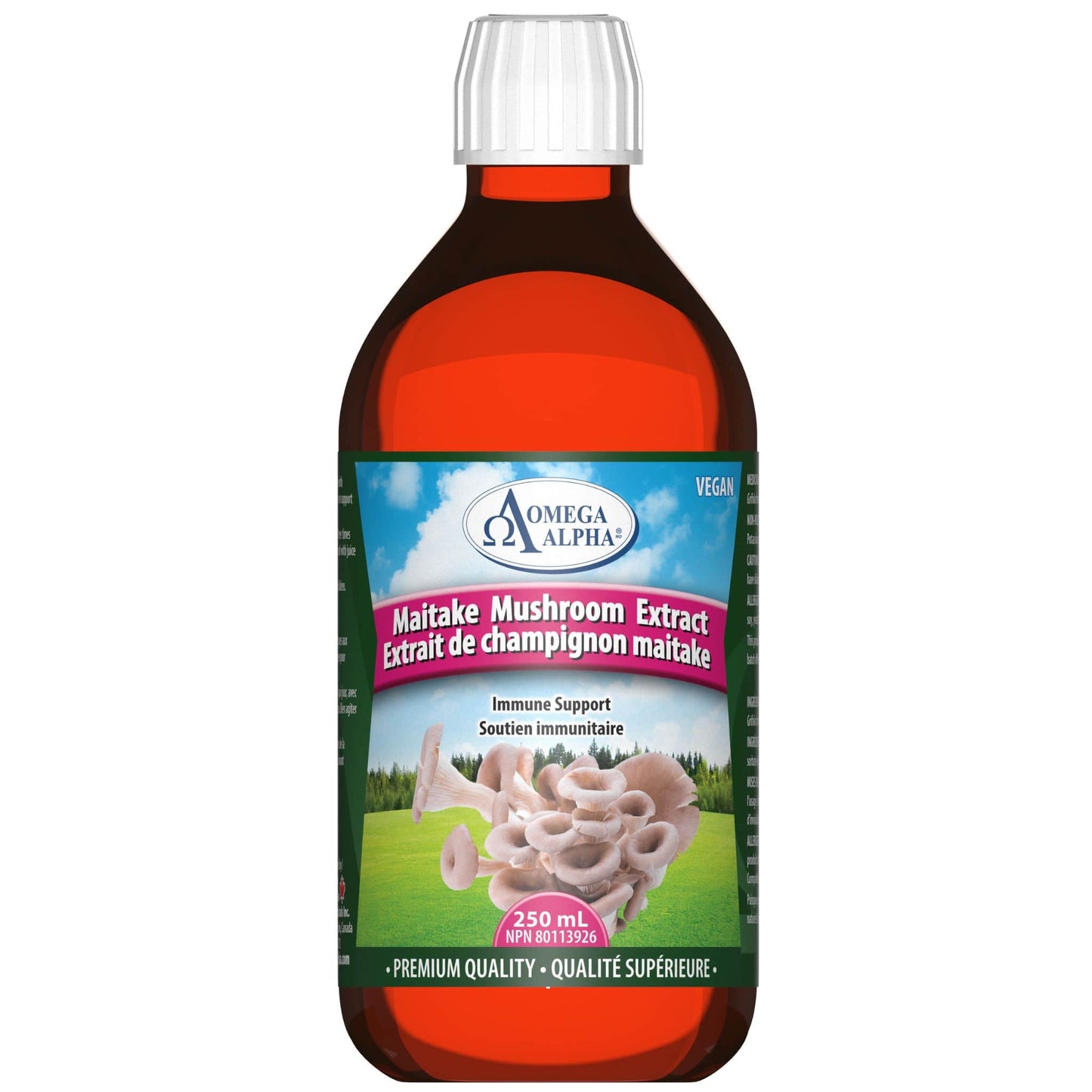 Omega Alpha   Mushroom Extract  Maitake   250 mL