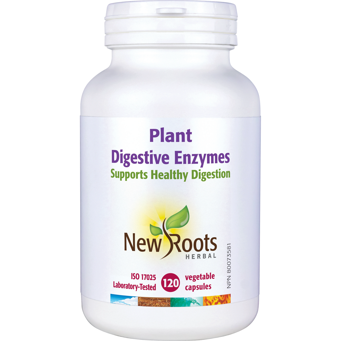 NEW ROOTS    Plant Digestive Enzymes    120 capsules