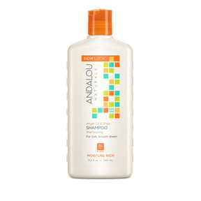 Andalou Naturals   Argan Oil & Shea Moisture Rich Sham 340ml