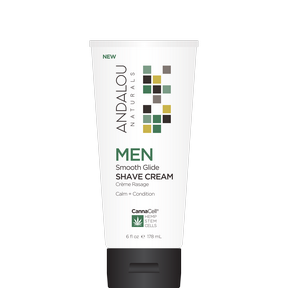 Andalou Naturals   Men Smooth Glide Shave Cream 178ml