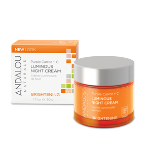 Andalou Naturals   Purple Carrot + C Luminous Night Cr 50ml
